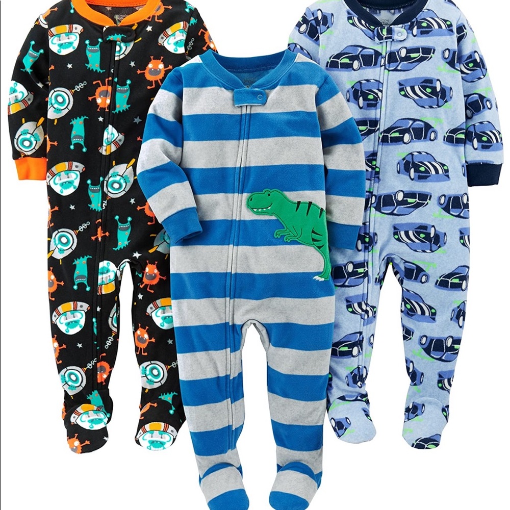 9/$45 Carter’s 9-Pack Footed Pajamas 18 Month
